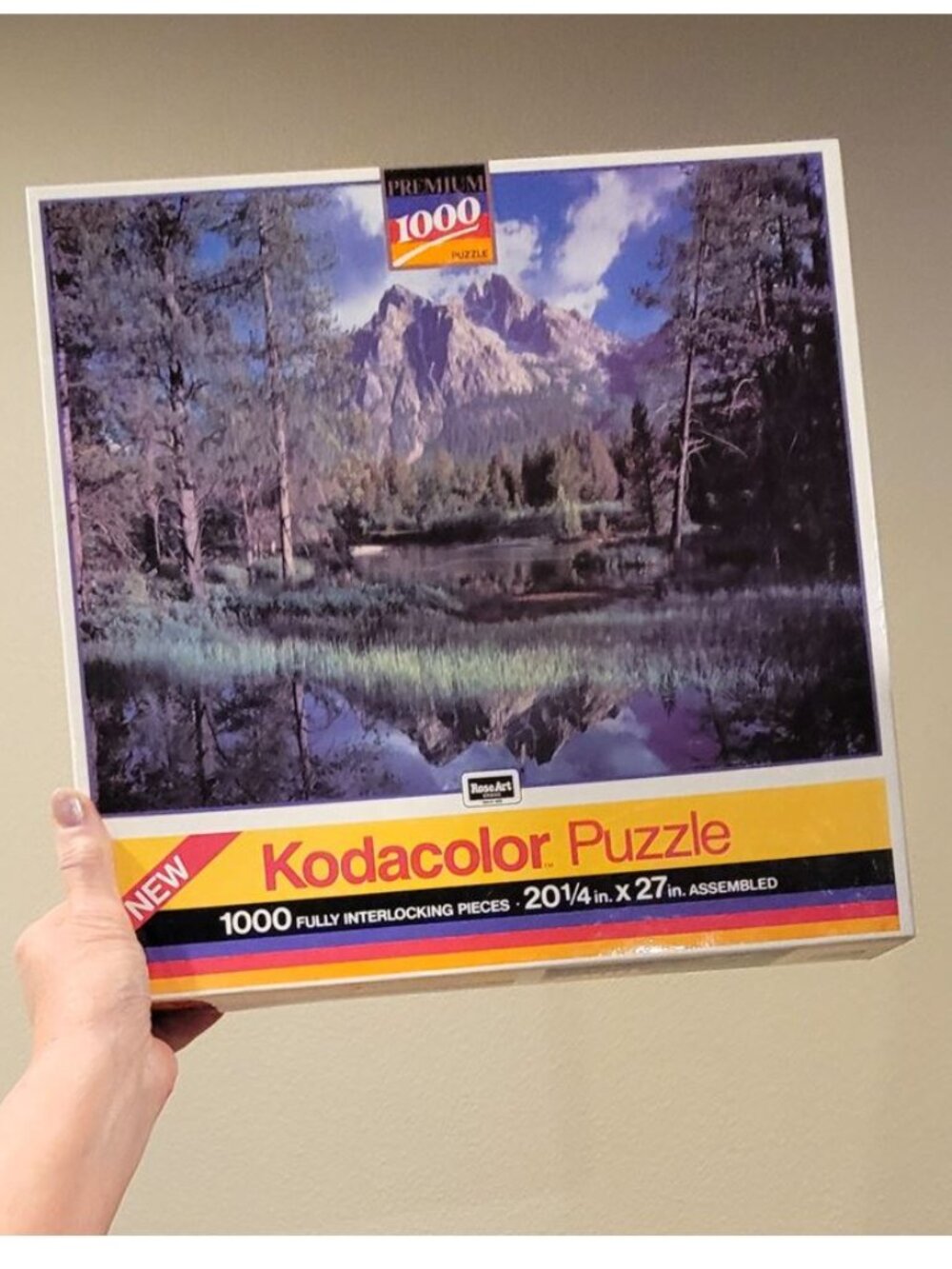 Kodak Kodacolor NEW Jigsaw Puzzle MOUNTAIN STREAM 1000 pieces